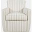 Blakely Harper Contemporary Traditional Swivel Accent Chair In Beige