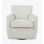 Blakely Harper Swivel Accent Chair In Cloud