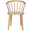 Blanchard Natural Curved Spindle Side Chair Set of 2