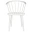 Blanchard White Curved Spindle Side Chair Set of 2