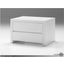 Blanche High Gloss White Night Table - 2 Drawers