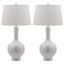 Blanche White Gourd Table Lamp Set of 2