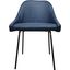 Blaze Blue Polyurethane Dining Chair