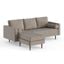Bloomfield Reversible Sectional In Grey