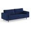 Bloomfield Velvet Sofa In Sapphire Blue