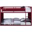 Blue River Red Twin Over Twin Bunk Bed 0qb24404159