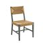 Bodie Wood Dining Chair In Light Gray