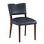 Bonito Faux Leather Dining Chair Set of 2 In Midnight Blue