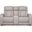 Boyington Power Reclining Loveseat with Console In Gray