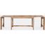 Bradford Extendable Solid Mango Hardwood Bench In Natural