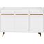 Bradley 53.54 Buffet Stand With 4 Shelves White