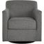 Bradney Charcoal Swivel Accent Chair