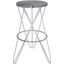 Brand White and Silver Barstool 0qb24355853