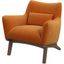 Brayden Burnt Orange Velvet Lounge Chair