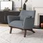 Brayden Grey Linen Lounge Chair
