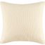 Bree Acrylic Knitted Euro Pillow Cover In Ivory