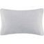 Bree Acrylic Knitted Oblong Pillow Cover In Grey