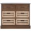 Briar Removable 6 Drawer Storage Chest in Brown
