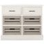 Briar Removable 6 Drawer Storage Chest in Distressed White STG5701A