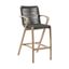 Brielle Outdoor Counter Height Stool In Eucalyptus