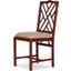 Brighton Red Bamboo Side Chair Set Of 2