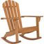 Brizio Teak Adirondack Rocking Chair