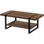 Brown Coffee Table With Reclaimed Woodlook I 2850