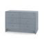 Bryant Linen Extra Large 6-Drawer In Winter Gray