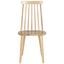 Burris 17 Inch Spindle Side Chair in Natural Set of 2