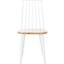 Burris 17 Inch Spindle Side Chair in White AMH8511F