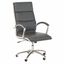 Bush Business Furniture High Back Leather Executive Office Chair For Conference Tables in Dark Gray