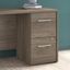 Bush Business Furniture Office 500 16W 2 Drawer File Cabinet in Modern Hickory