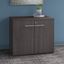 Bush Business Furniture Office 500 36W Storage Cabinet with Doors in Storm Gray