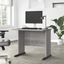 Bush Business Furniture Studio A 36W Small Computer Desk in Platinum Gray
