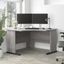 Bush Business Furniture Studio A 48W Corner Computer Desk in Platinum Gray