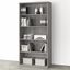 Bush Business Furniture Studio A Tall 5 Shelf Bookcase in Platinum Gray