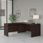 Bush Business Furniture Studio C 60W x 30D L Shaped Desk with 42W Return in Black Walnut