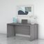 Bush Business Furniture Studio C 60W x 30D Office Desk in Platinum Gray