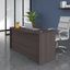 Bush Business Furniture Studio C 60W x 43D Right Hand L-Bow Desk Shell in Storm Gray