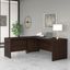 Bush Business Furniture Studio C 72W x 30D L Shaped Desk with 42W Return in Black Walnut