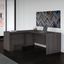 Bush Business Furniture Studio C 72W x 30D L Shaped Desk with 42W Return in Storm Gray