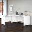 Bush Business Furniture Studio C 72W x 30D L Shaped Desk with 42W Return in White