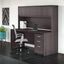 Bush Business Furniture Studio C 72W x 30D Office Desk with Hutch and Mobile File Cabinet in Storm Gray