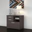 Bush Business Furniture Studio C Office Storage Cabinet with Drawers and Shelves in Storm Gray