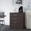 Bush Business Furniture Universal Floor Storage Cabinet With Drawers In Storm Gray