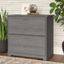 Bush Furniture Cabot 2 Drawer Lateral File Cabinet in Modern Gray Wc31380