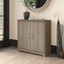 Bush Furniture Cabot Small Entryway Cabinet with Doors in Ash Gray
