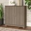 Bush Furniture Cabot Small Storage Cabinet with Doors in Ash Gray