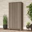 Bush Furniture Cabot Tall Storage Cabinet with Doors in Ash Gray
