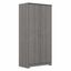 Bush Furniture Cabot Tall Storage Cabinet with Doors in Modern Gray